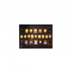 CADRE LUMINEUX SONORE HAPPY HALLOWEEN LED 40 X 30 CM 