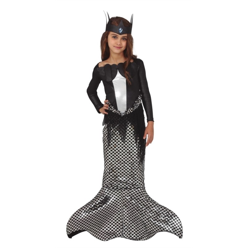 DEGUISEMENT SIRENE NOIRE HALLOWEEN TAILLE 7/9 ANS DEGUISEMENT SIRENE NOIRE HALLOWEEN TAILLE 7/9 ANS