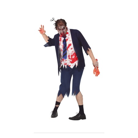 DEGUISEMENT ETUDIANT ZOMBIE TAILLE M 