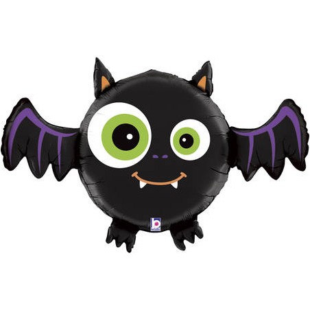 BALLON METALLIQUE CHAUVE SOURIS 71 CM 