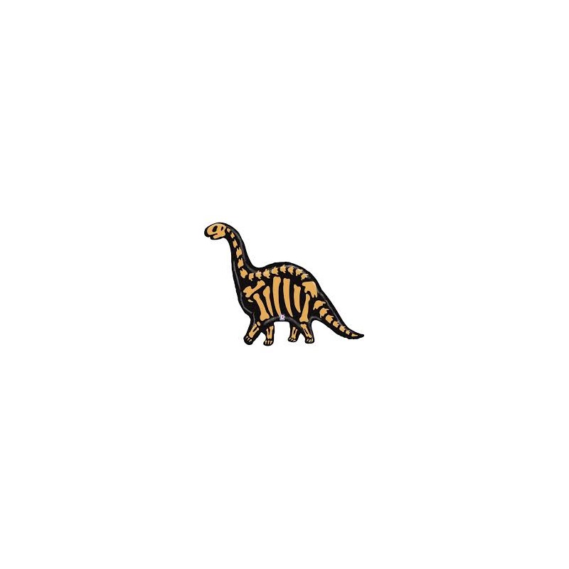 BALLON METALLIQUE BRONTOSAURUS SQUELETTE 127 CM BALLON METALLIQUE BRONTOSAURUS SQUELETTE 127 CM