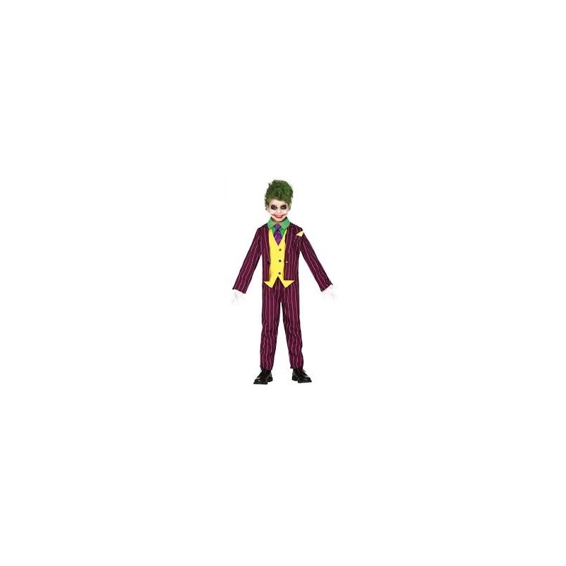 DEGUISEMENT GARCON JOKER CRAZY TAILLE 10-12 ANS DEGUISEMENT GARCON JOKER CRAZY TAILLE 10-12 ANS