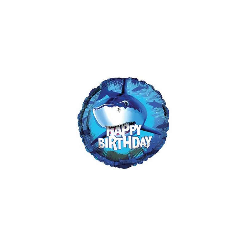 BALLON METALLIQUE 45 CM ROND REQUIN HAPPY BIRTHDAY BALLON METALLIQUE 45 CM ROND REQUIN HAPPY BIRTHDAY