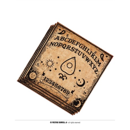 20 SERVIETTES CARREES OUIJA 33 X 33 CM 