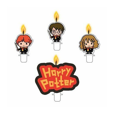 4 BOUGIES HARRY POTTER 
