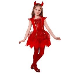 DEGUISEMENT DIABLESSE ROUGE TAILLE 104