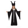 DEGUISEMENT HALLOWEEN ENFANT ROBE NOIR  DEVIL FAIRY TAILLE 10-12 ANS 