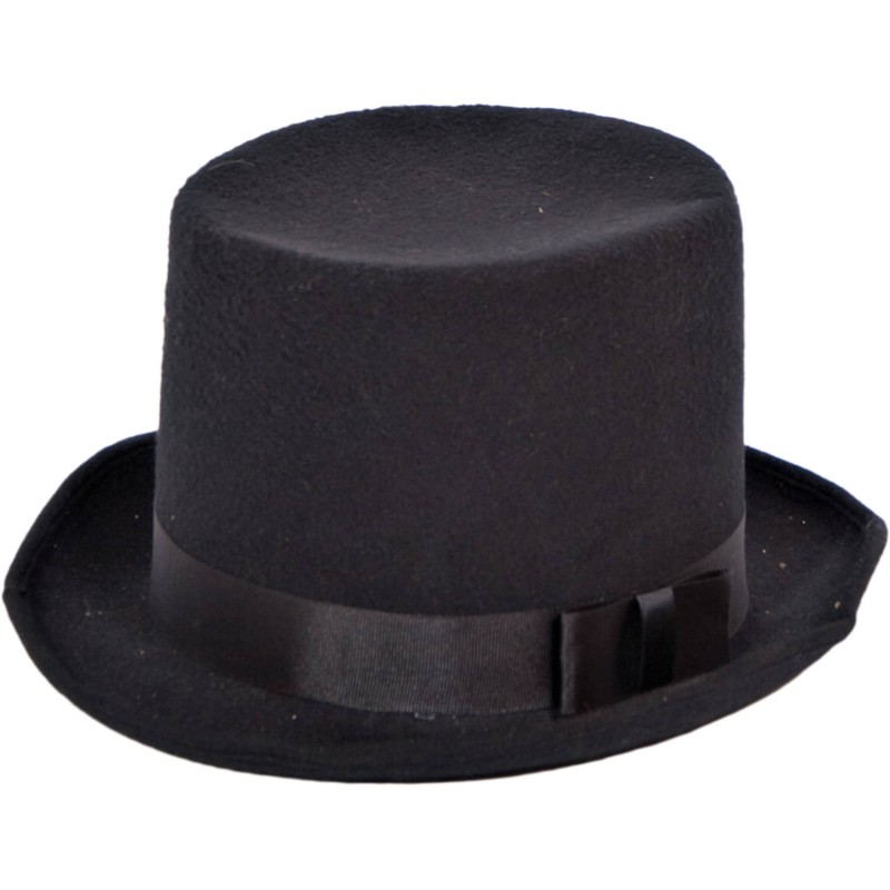CHAPEAU HAUT DE FORME NOIR TAILLE UNIQUE CHAPEAU HAUT DE FORME NOIR TAILLE UNIQUE