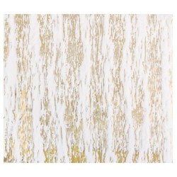 CHEMIN DE TABLE NEIGE OR 28 CM X 3 M
