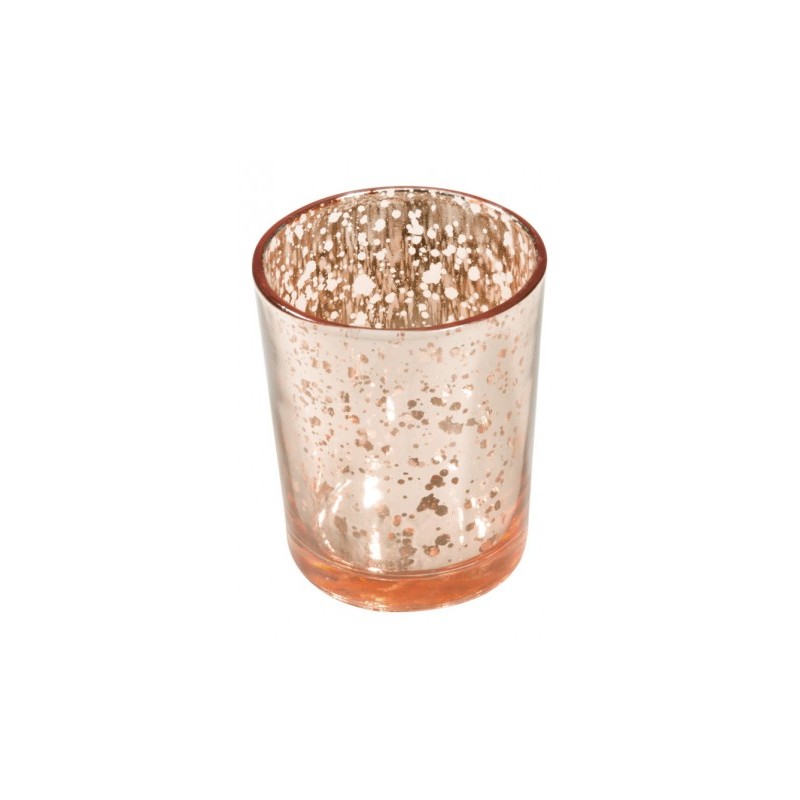 BOUGEOIR ROSE GOLD METAL 5.5 CM X 6.7 CM BOUGEOIR ROSE GOLD METAL 5.5 CM X 6.7 CM