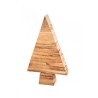CENTRE DE TABLE SAPIN BOIS 18.5 X 5.5 X 31 CM