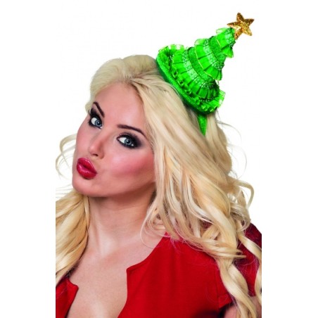 SERRE-TETE CHAPEAU SAPIN DE NOEL 