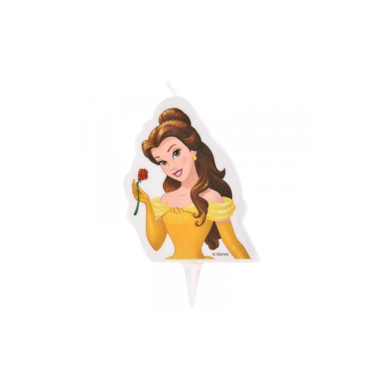 BOUGIE D'ANNIVERSAIRE PRINCESSE DISNEY BELLE 6 X 7.3 CM BOUGIE D'ANNIVERSAIRE PRINCESSE DISNEY BELLE 6 X 7.3 CM