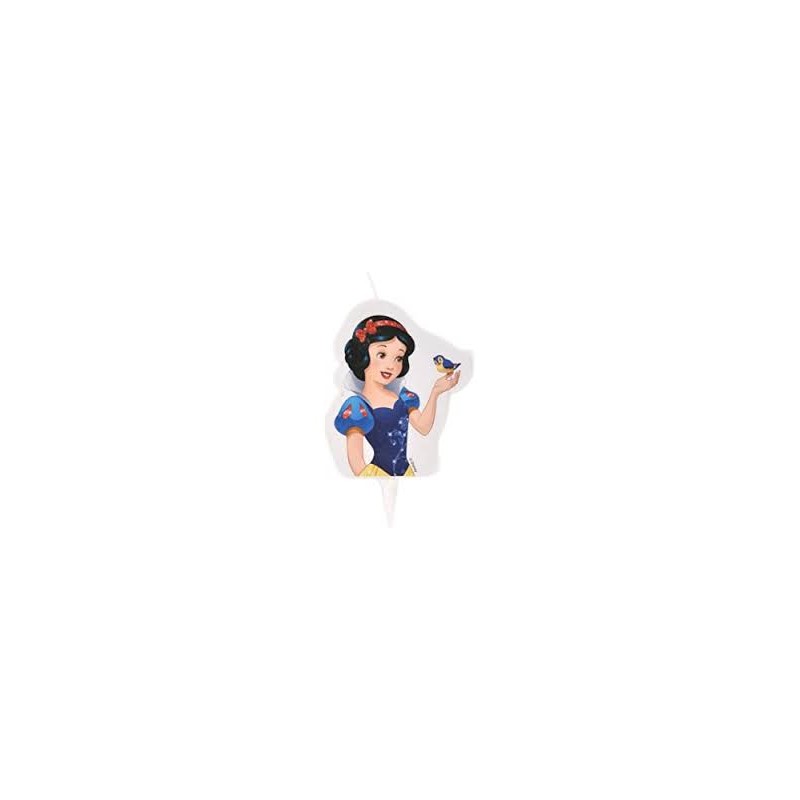 BOUGIE D'ANNIVERSAIRE PRINCESSE DISNEY BLANCHE NEIGE 6 X 7.3 CM BOUGIE D'ANNIVERSAIRE PRINCESSE DISNEY BLANCHE NEIGE 6 X 7.3 CM