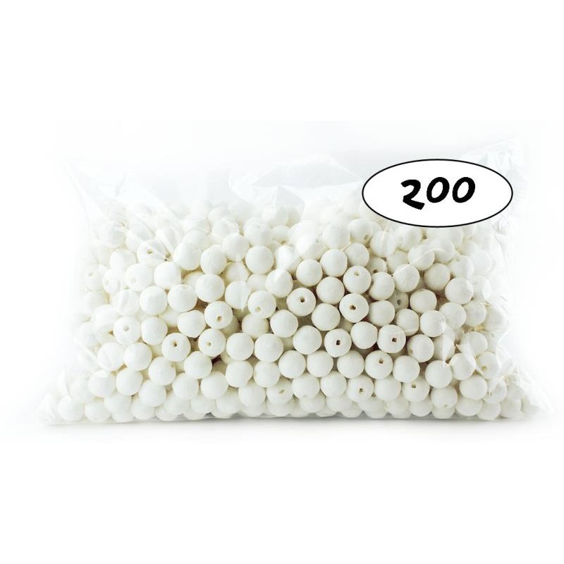 SACHET DE 200 BOULES BLANCHES SACHET DE 200 BOULES BLANCHES