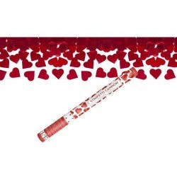 CANON A CONFETTIS COEUR ROUGE