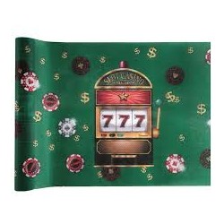 CHEMIN DE TABLE CASINO TABLE DE JEU 30 CM X 5 M