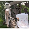 DECORATION ATTRAPE REVE AVEC COEUR LOVE 14 X  52 CM 