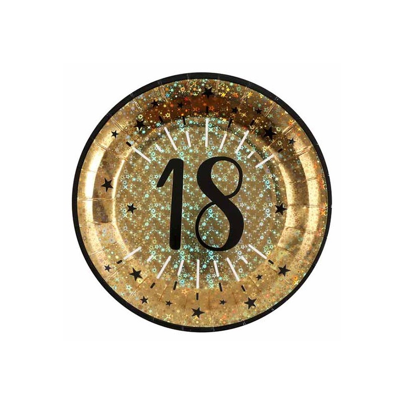 10 ASSIETTES ROND ETINCELANT METAL OR 18 ANS NOIR 10 ASSIETTES ROND ETINCELANT METAL OR 18 ANS NOIR
