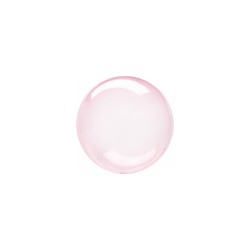 BALLON ORBZ BOULE CRISTAL ROSE FONCE S40