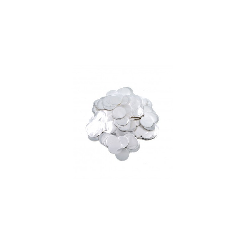 CONFETTIS ROND BLANC 2.3 CM 15 G CONFETTIS ROND BLANC 2.3 CM 15 G