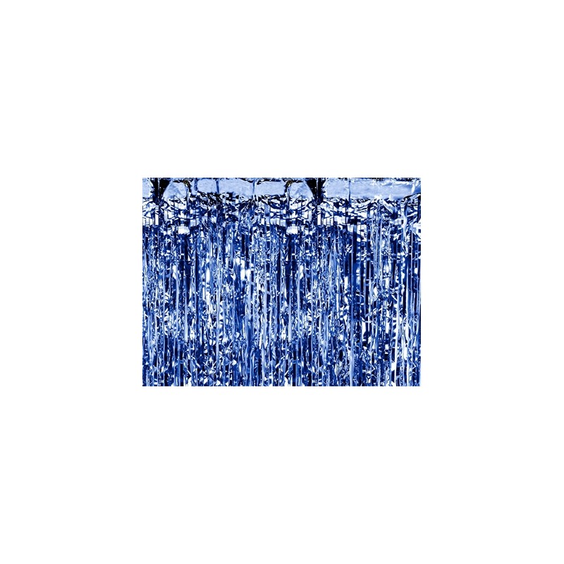RIDEAU LAME BLEU 90 CM X 250 CM RIDEAU LAME BLEU 90 CM X 250 CM