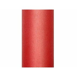 TULLE EN ROUGE 0.50 CM X 9 M