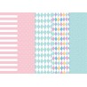 PAPIER CADEAU 5 COULEURS ASSORTIES 68.5 X 100 CM 