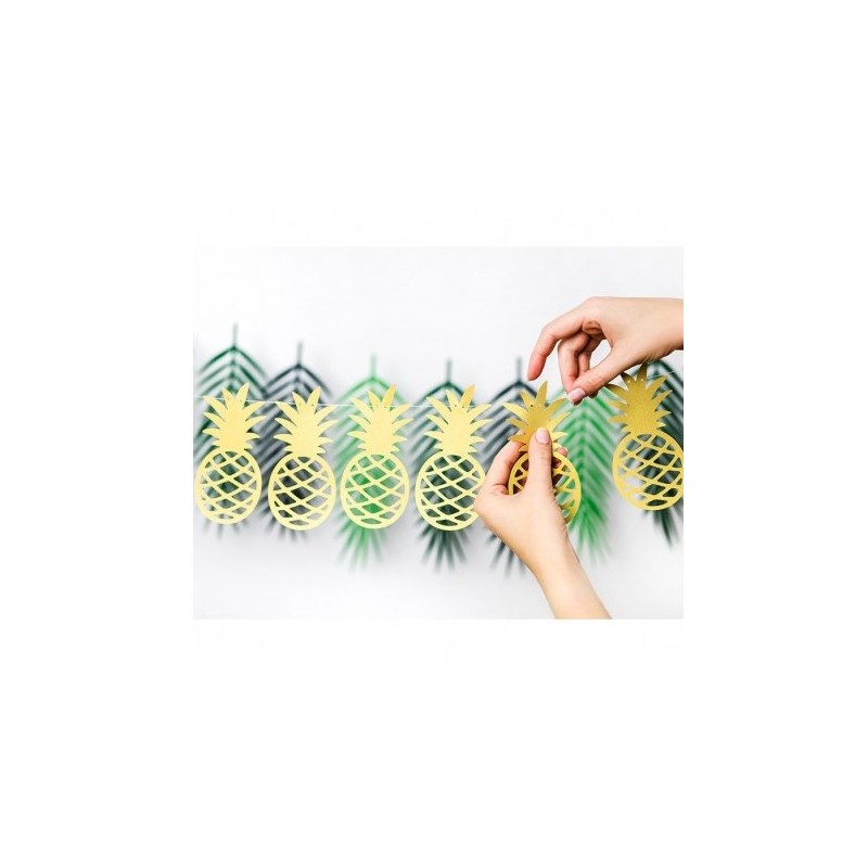 GUIRLANDE ANANAS TROPICALE 200 CM GUIRLANDE ANANAS TROPICALE 200 CM