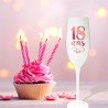 FLUTE BLANCHE 18 ANS EN ROSE GOLD