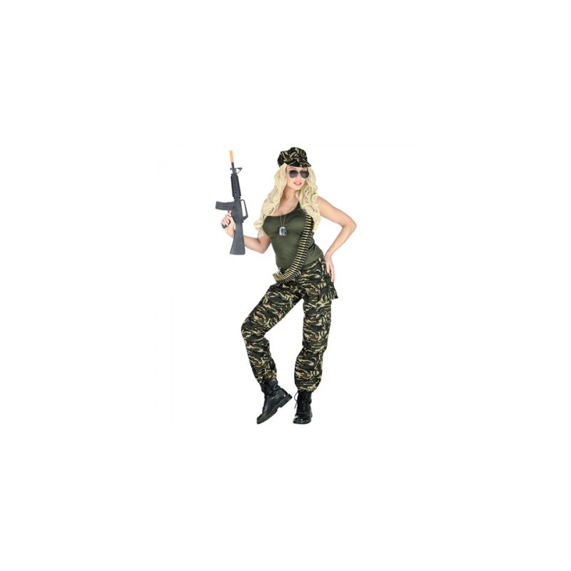 DEGUISEMENT FEMME MILITAIRE TAILLE XS 