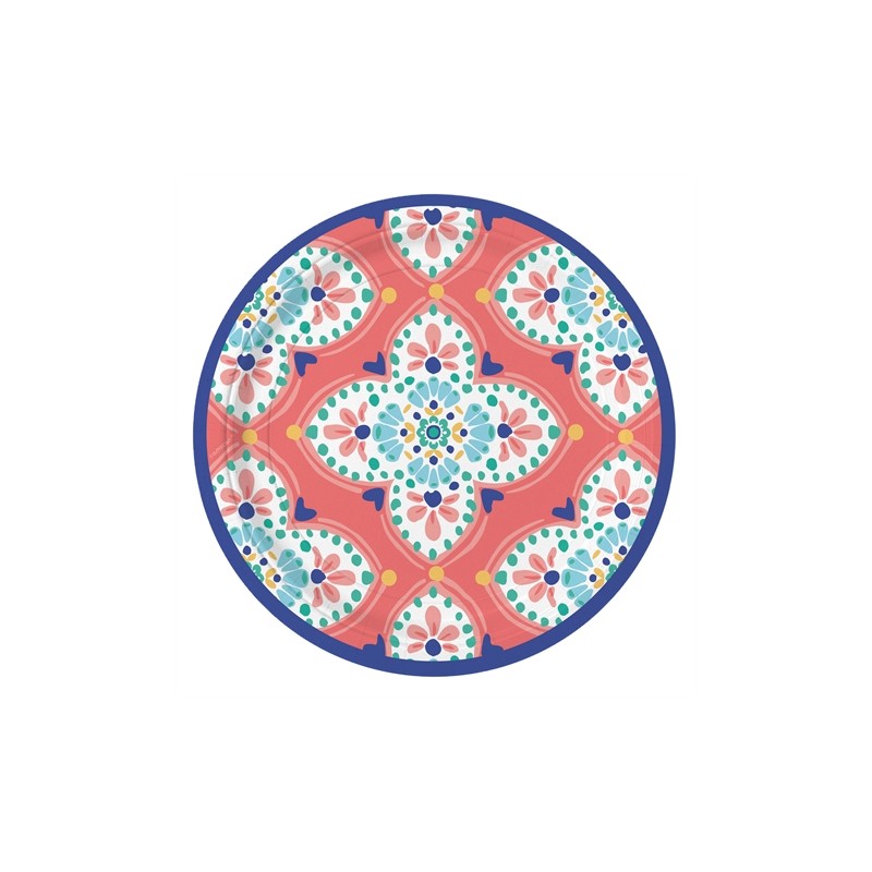 8 ASSIETTES BOHO VIBES 17.8 CM 8 ASSIETTES BOHO VIBES 17.8 CM