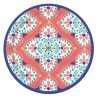 8 ASSIETTES BOHO VIBES  17.8 CM
