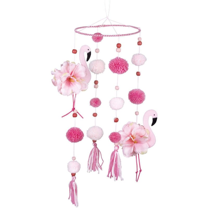DECORATION SUSPENDUE FLAMANT ROSE 60 CM DECORATION SUSPENDUE FLAMANT ROSE 60 CM