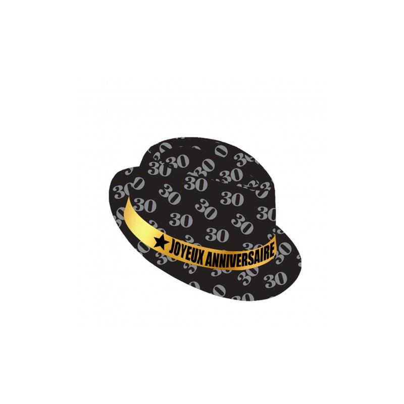 CHAPEAU BORSALINO NOIR ANNIVERSAIRE 30 ANS CHAPEAU BORSALINO NOIR ANNIVERSAIRE 30 ANS