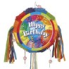 PINATA RONDE HAPPY BIRTHDAY MULTICOULEUR