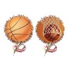 PINATA RONDE BALLON DE BASKET 30 CM 