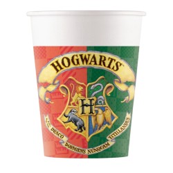 GOBELET EN CARTON HARRY POTTER POUDLARD 200 ML