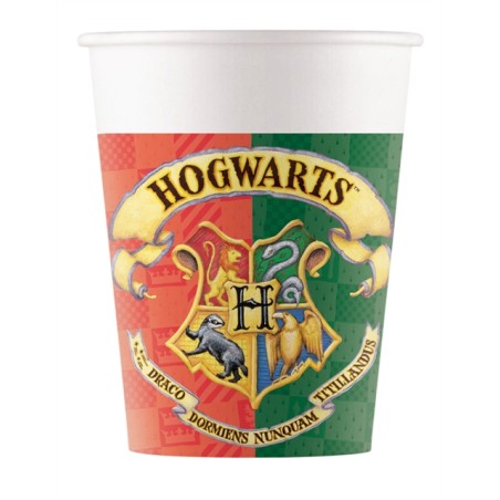 GOBELET EN CARTON HARRY POTTER POUDLARD 200 ML