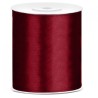 RUBAN SATIN BORDEAU 100 MM X 25 M