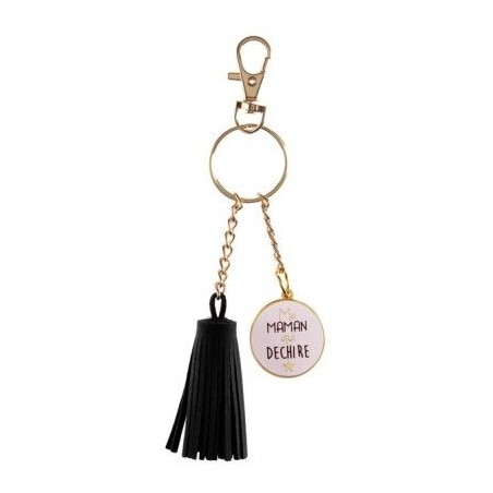 PORTE CLE MAMAN ROSE