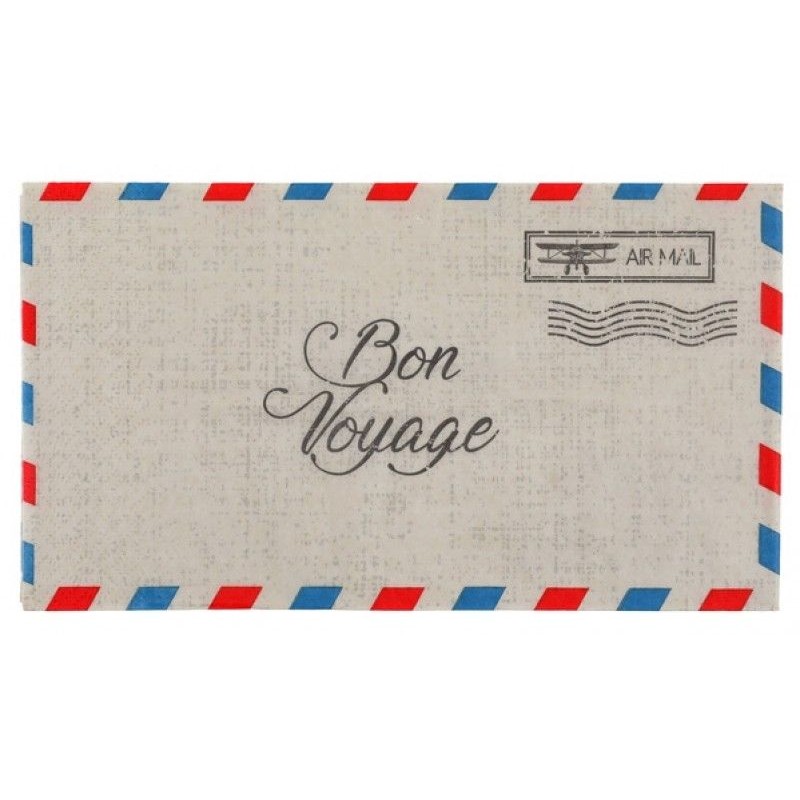 20 SERVIETTES BON VOYAGE 33 X 33 CM 20 SERVIETTES BON VOYAGE 33 X 33 CM