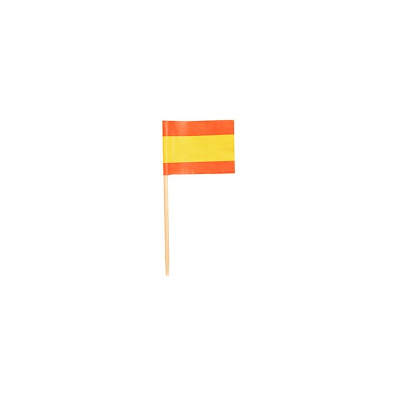 24 PICS APERITIF DRAPEAU ESPAGNE 