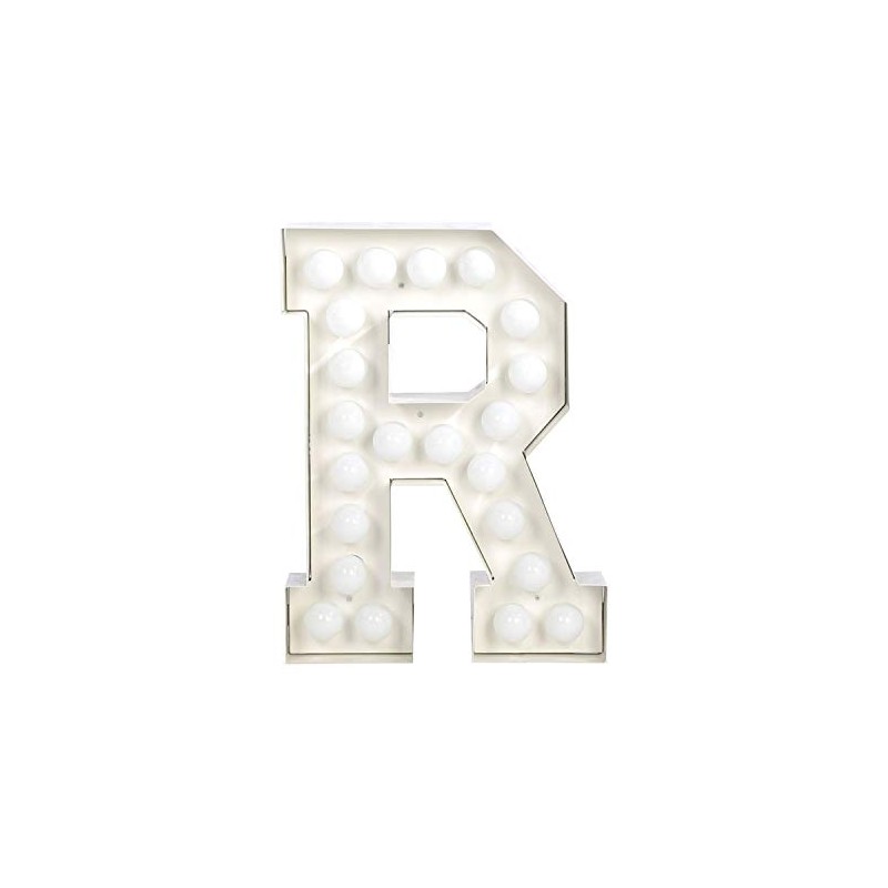 LETTRE R LED BLANCHE 25 CM LETTRE R LED BLANCHE 25 CM