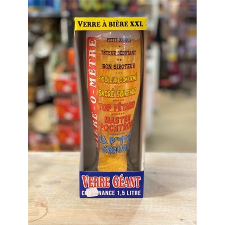 VERRE A BIERE XXL BIERE O-METRE