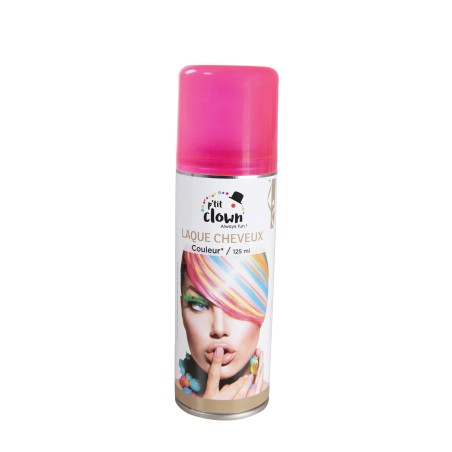 LAQUE  CHEVEUX ROSE FLUO 125 ML