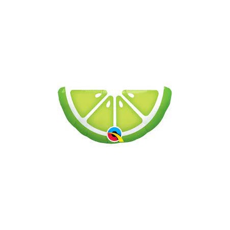 BALLON METALLIQUE CITRON VERT 14"