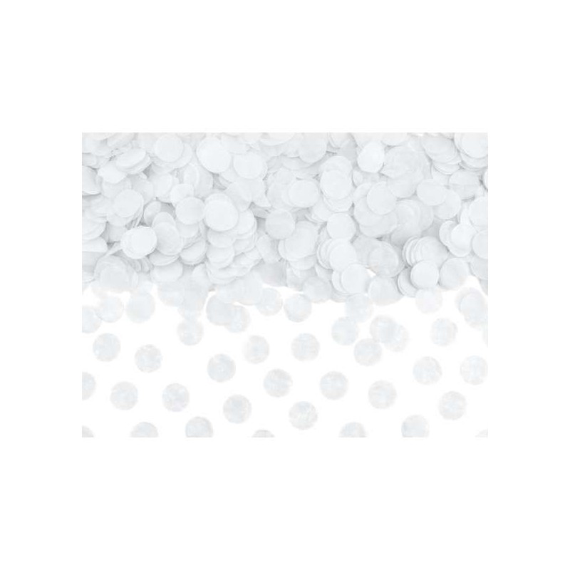 CONFETTIS BLANC 5 CM CONFETTIS BLANC 5 CM