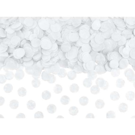 CONFETTIS BLANC 5 CM 