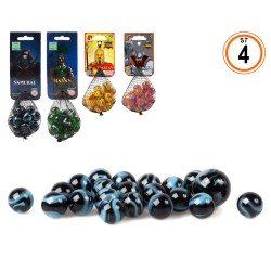 SACHET DE 20 BILLES + 1 CALOT 4 COULEURS ASSORTIES